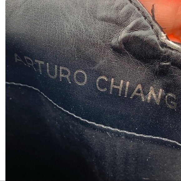 Arturo Chiang Darren knee high boots sz 8 leather - Picture 10 of 13